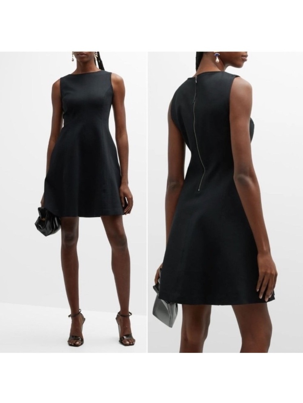 NWT SPANX The Perfect Fit & Flare Dress in Classic Black Women’s size 1X 20381R - Picture 13 of 15